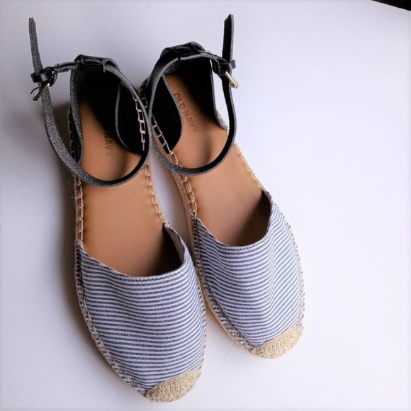 Old Navy Stiped Espadrilles Shoes - Picture 2 of 11